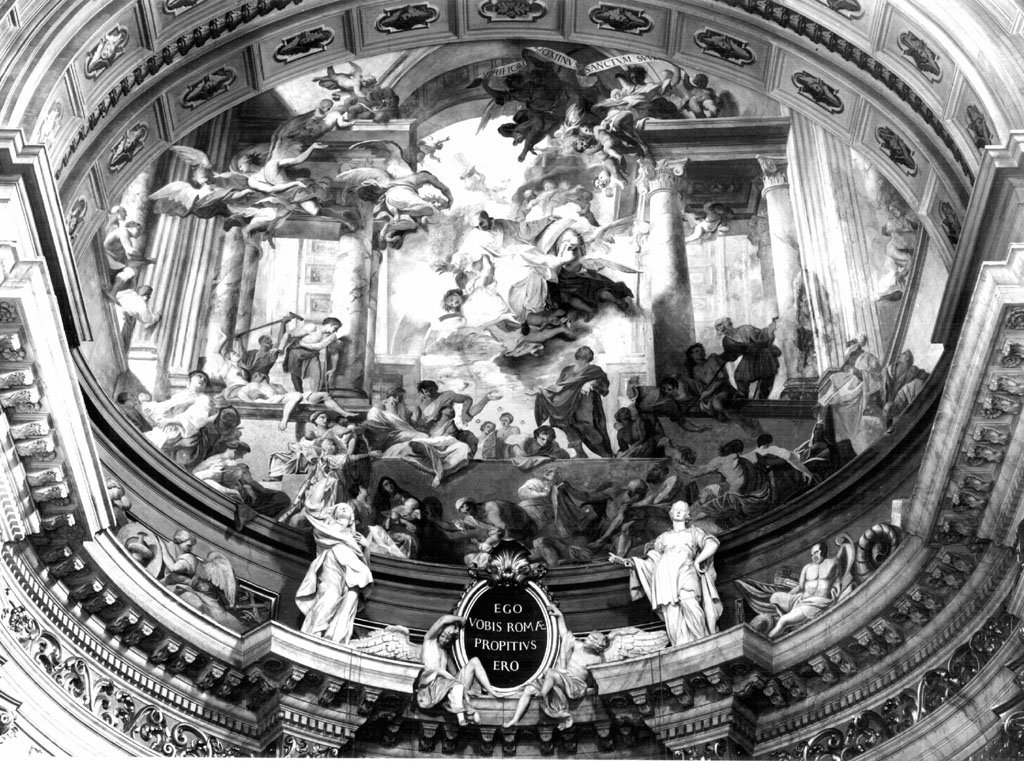 Sant'Ignazio guarisce gli appestati (dipinto) di Pozzo Andrea (secc. XVII/ 